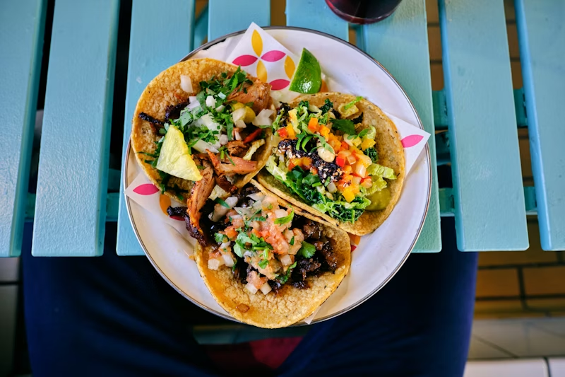 Fresh authentic tacos from La Cocina
